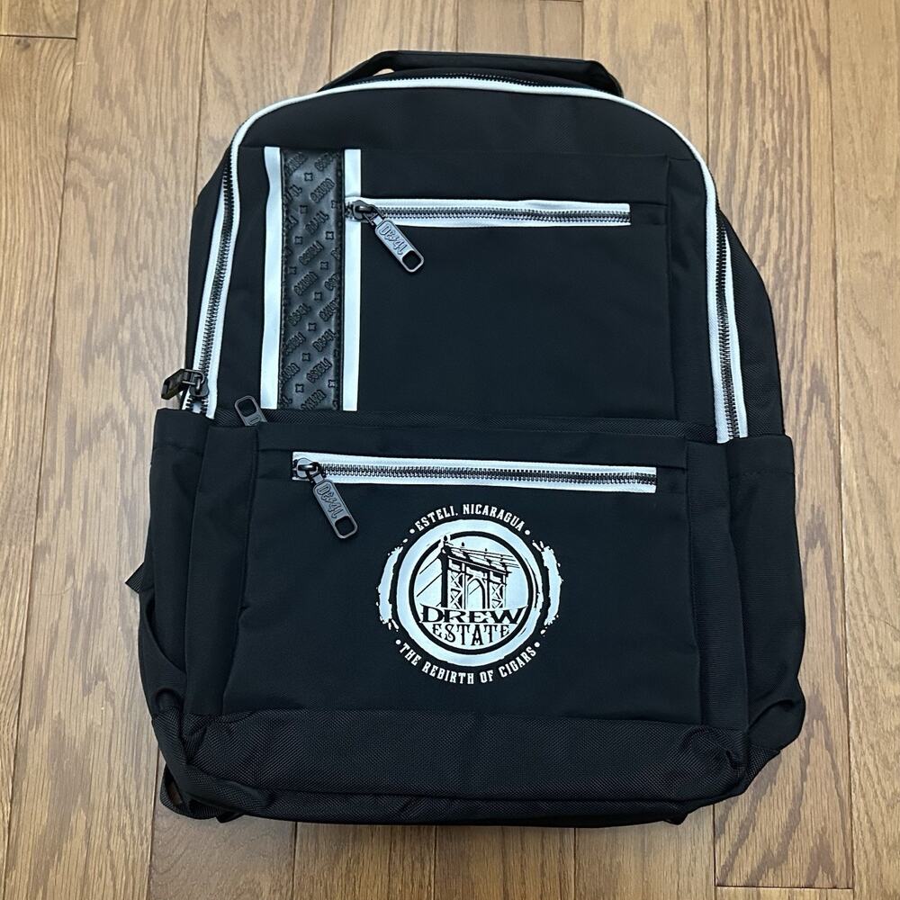 Drew‎ Estate Backpack Black and White The Rebirth Of Cigars swag NEW